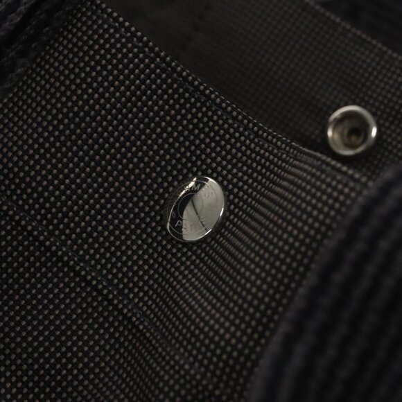 HERMES Her Line MM Tote Bag Canvas Gray Silver Auth kk445 - Picture 13 of 16